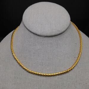 Vintage Vendome Gold Plated Necklace, Adjustable to 18"
